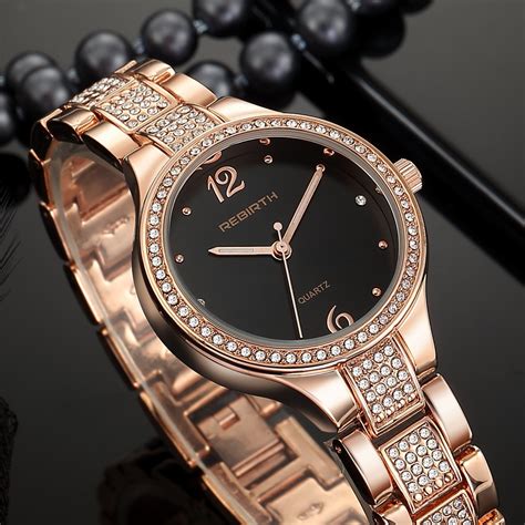 stainless steel rose gold watch